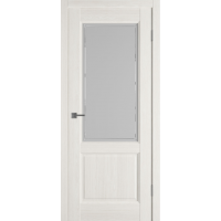 Дверь межкомнатная ВФД Elegant 2 Artic oak, стекло белое Crystal cloud